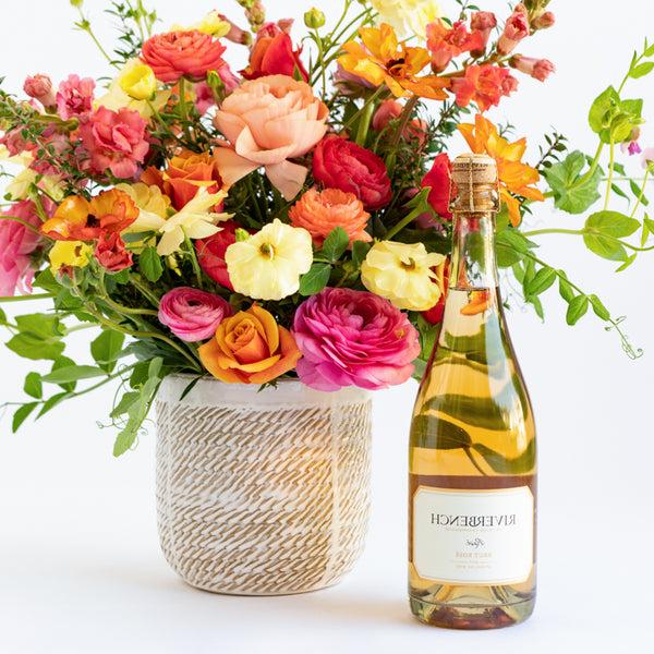 Sparkling Brut Rosé + Flowers